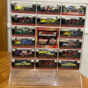 Dale Earnhardt Sr., 16 piece die cast metal car set.